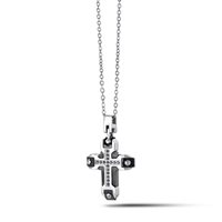 Collana Comete Uomo Costellation in Acciaio Zircone UGL 708 - UGL 708